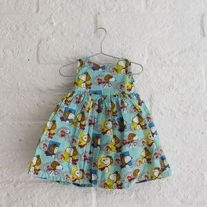 Vintage Snoopy and Peanuts Mail All-over Print - Colorful Dress